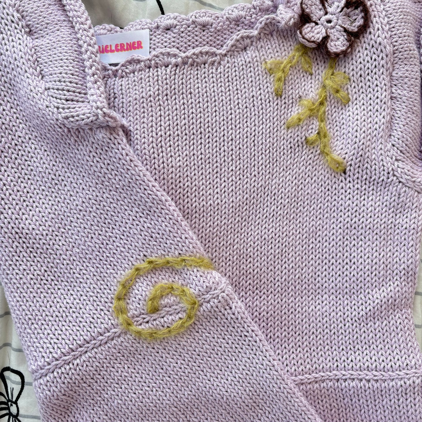 Lilac Knit Tee