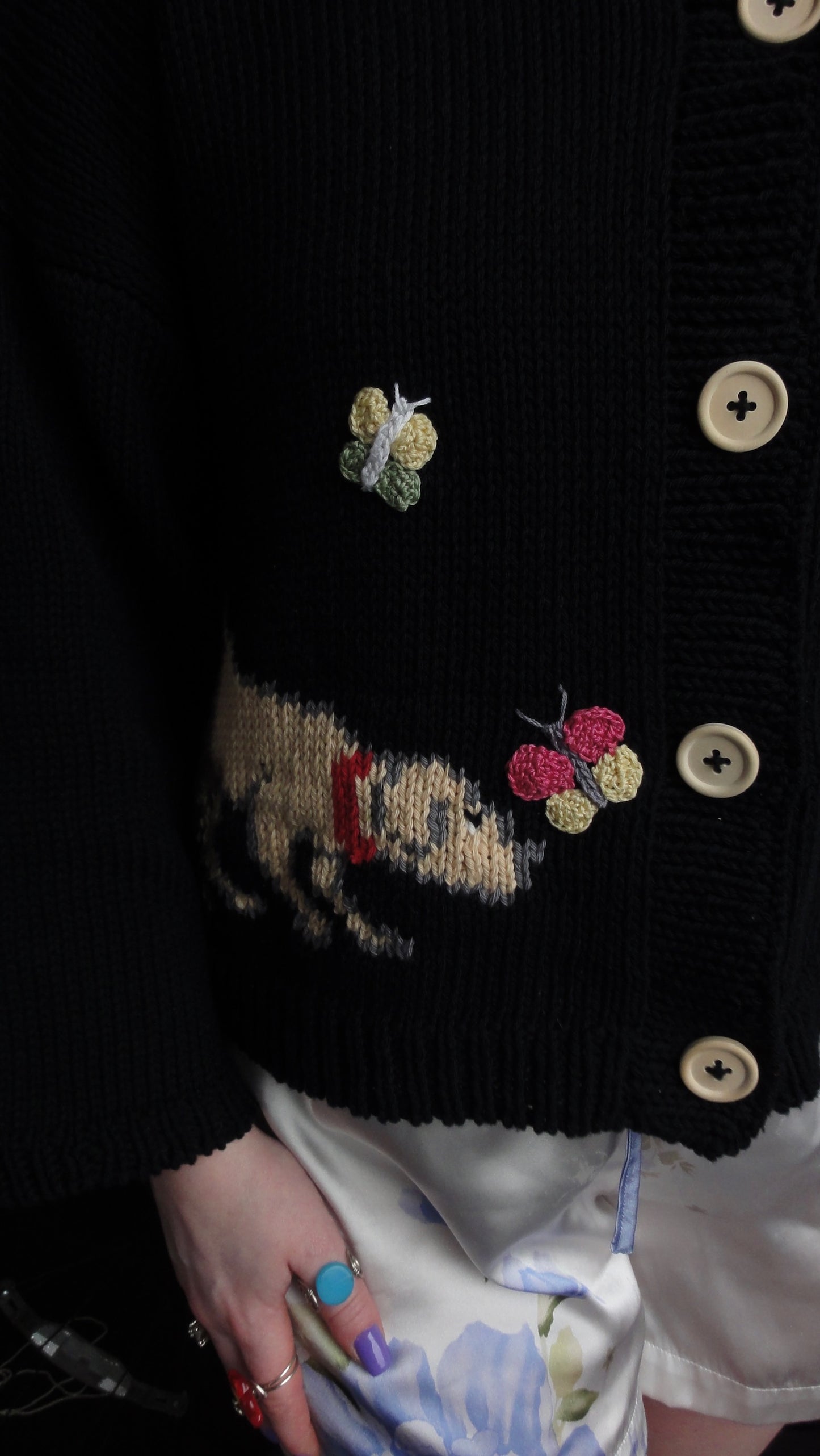 Butterfly Sniff Sweater
