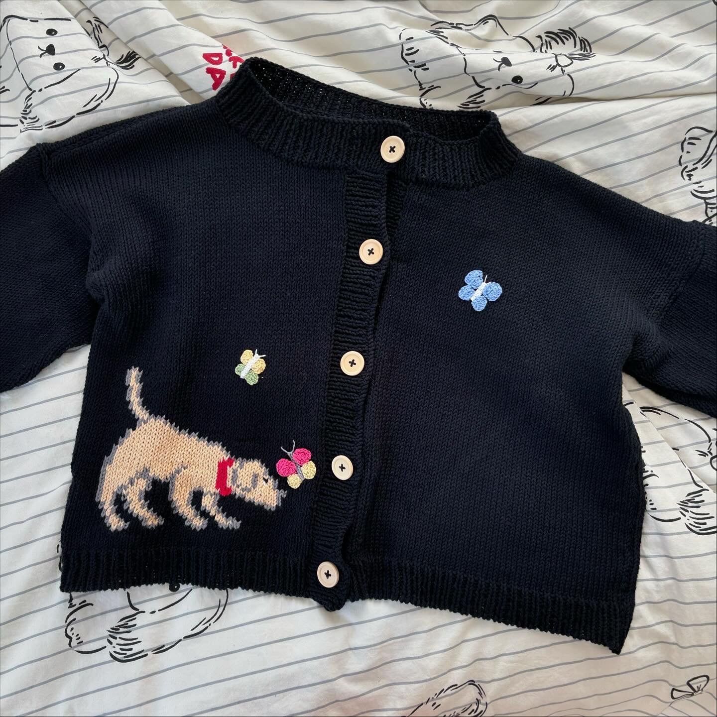 Butterfly Sniff Sweater