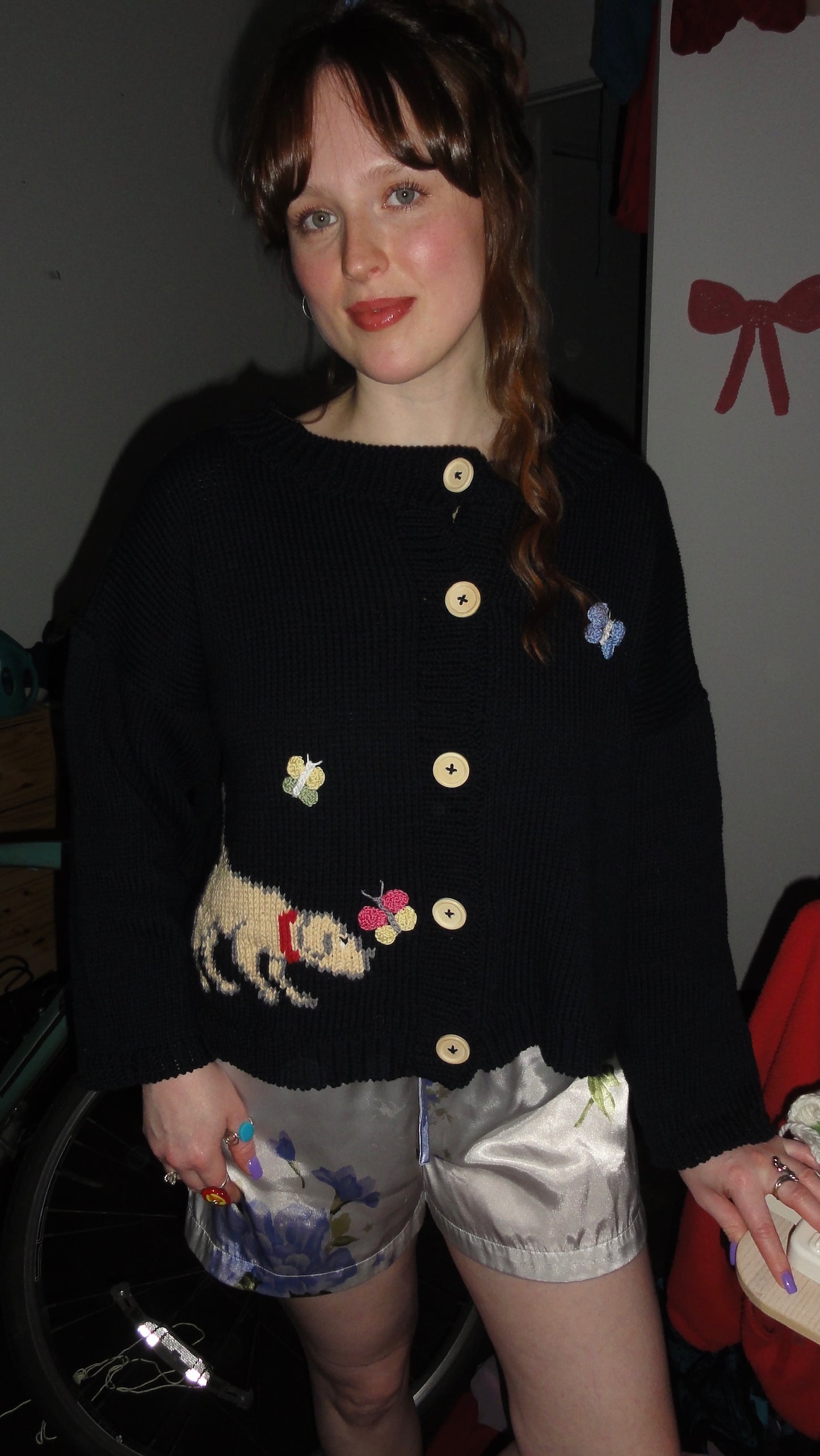 Butterfly Sniff Sweater