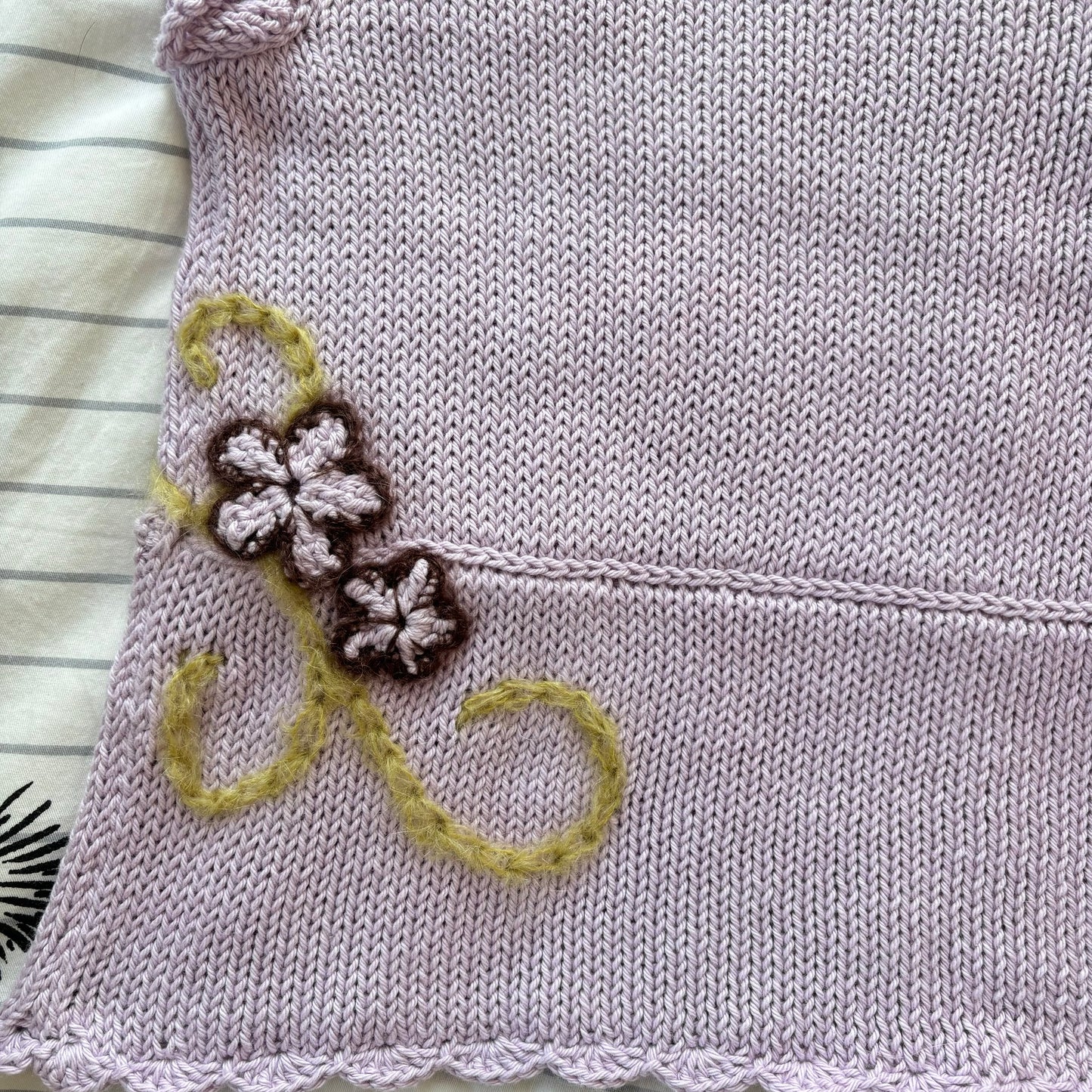 Lilac Knit Tee