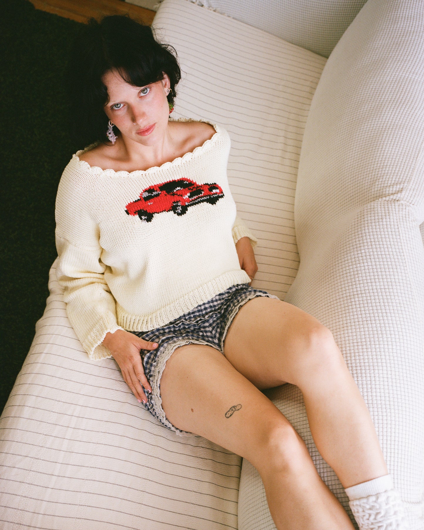 Yellow Car Sweater