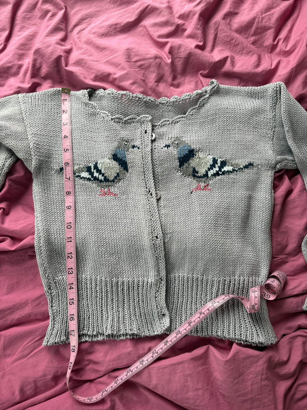 Grey Pigeon Sweater