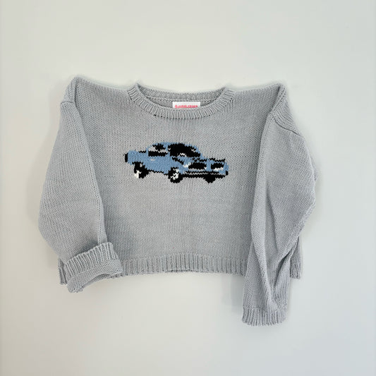 Rest Grey Car Sweater