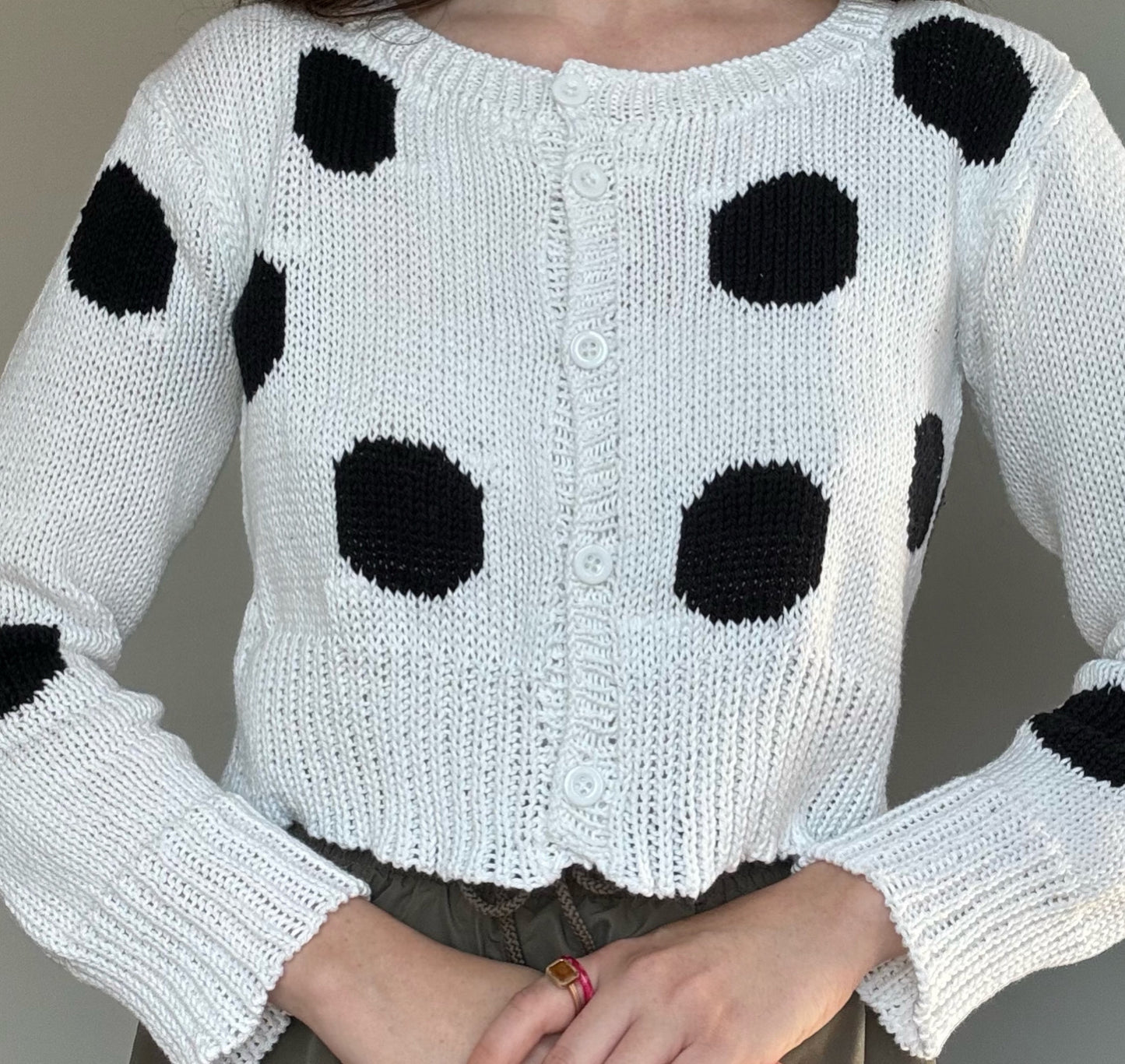 DISCOUNT TEST Polka Dot Sweater