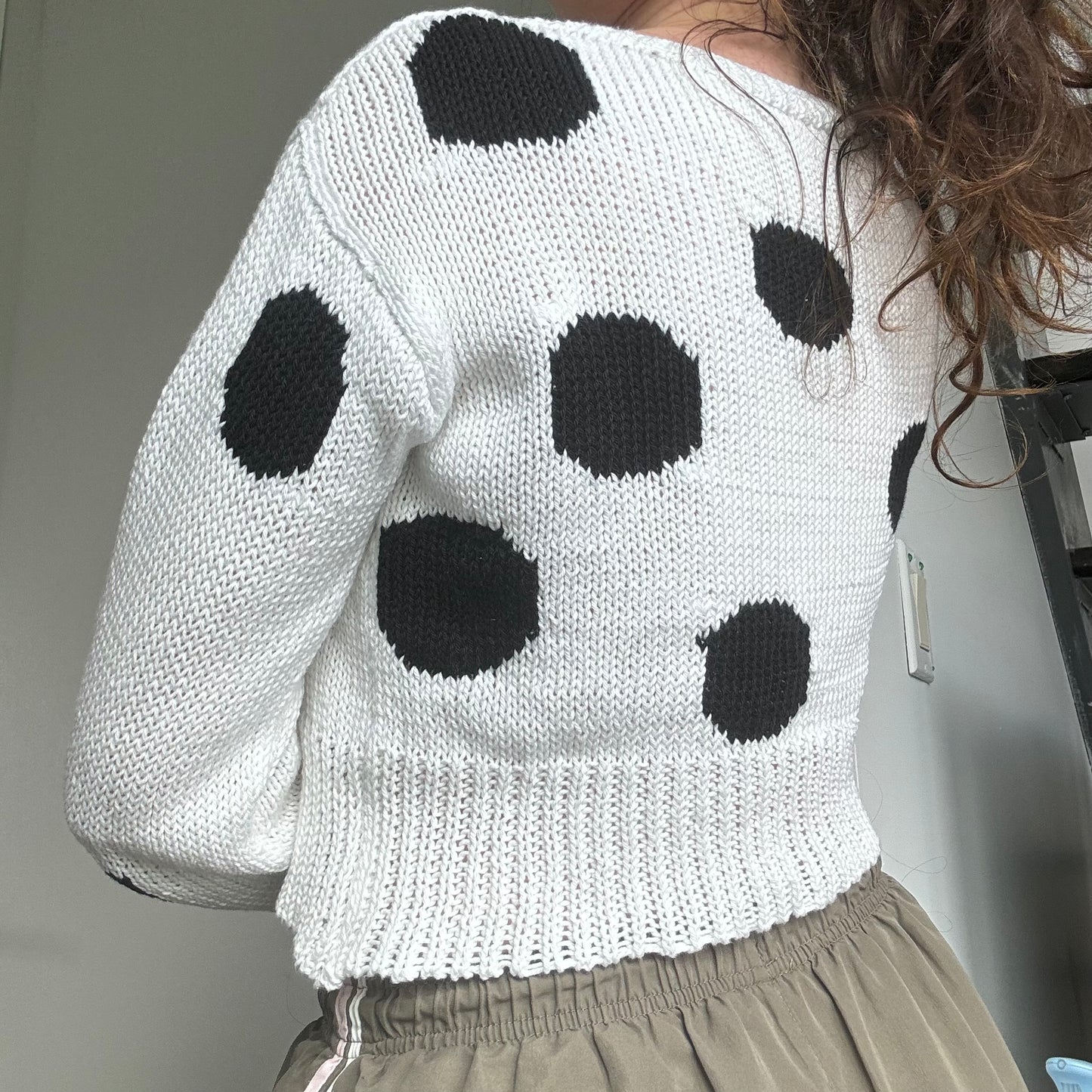 DISCOUNT TEST Polka Dot Sweater