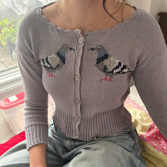 Grey Pigeon Sweater