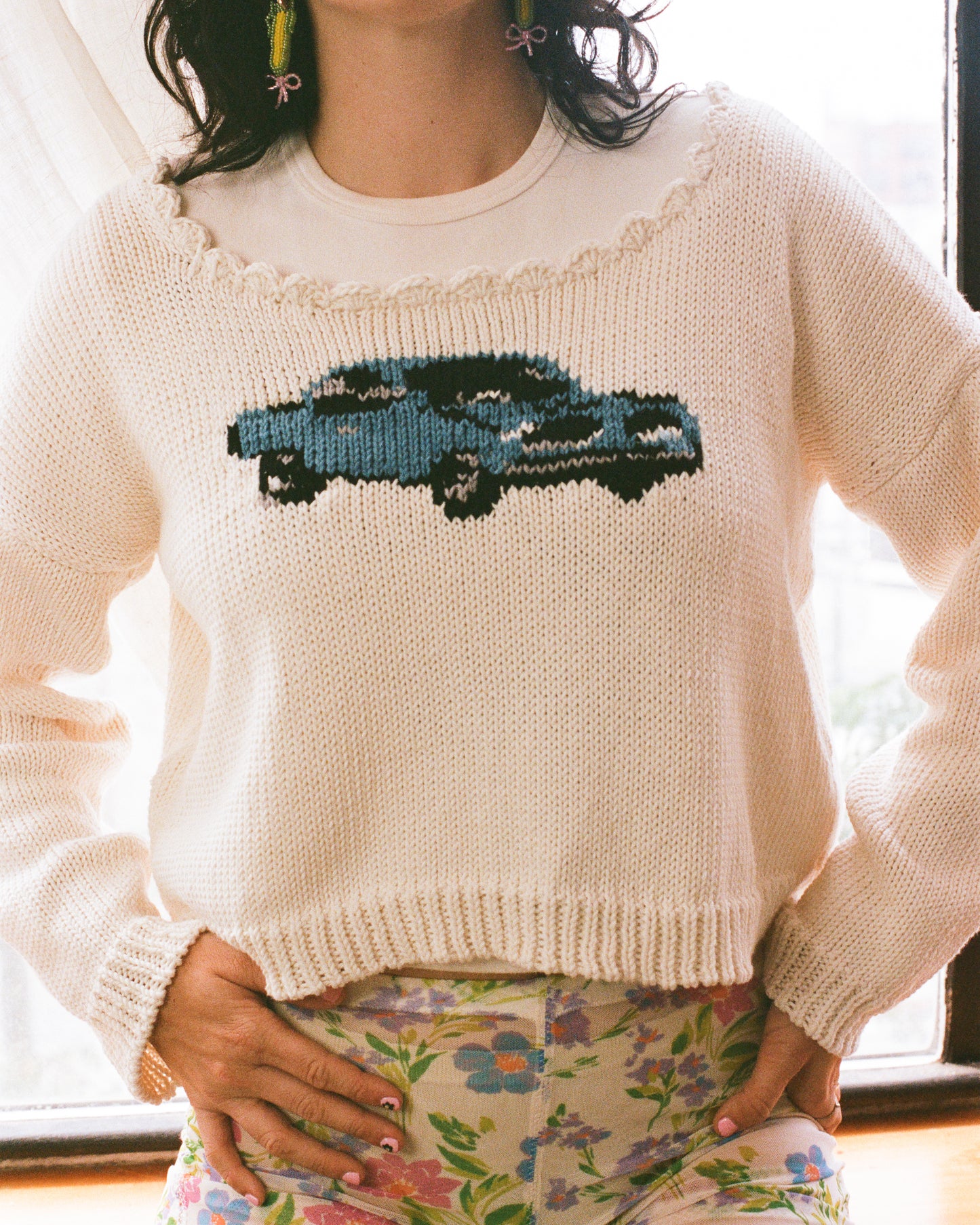 Champagne Car Sweater