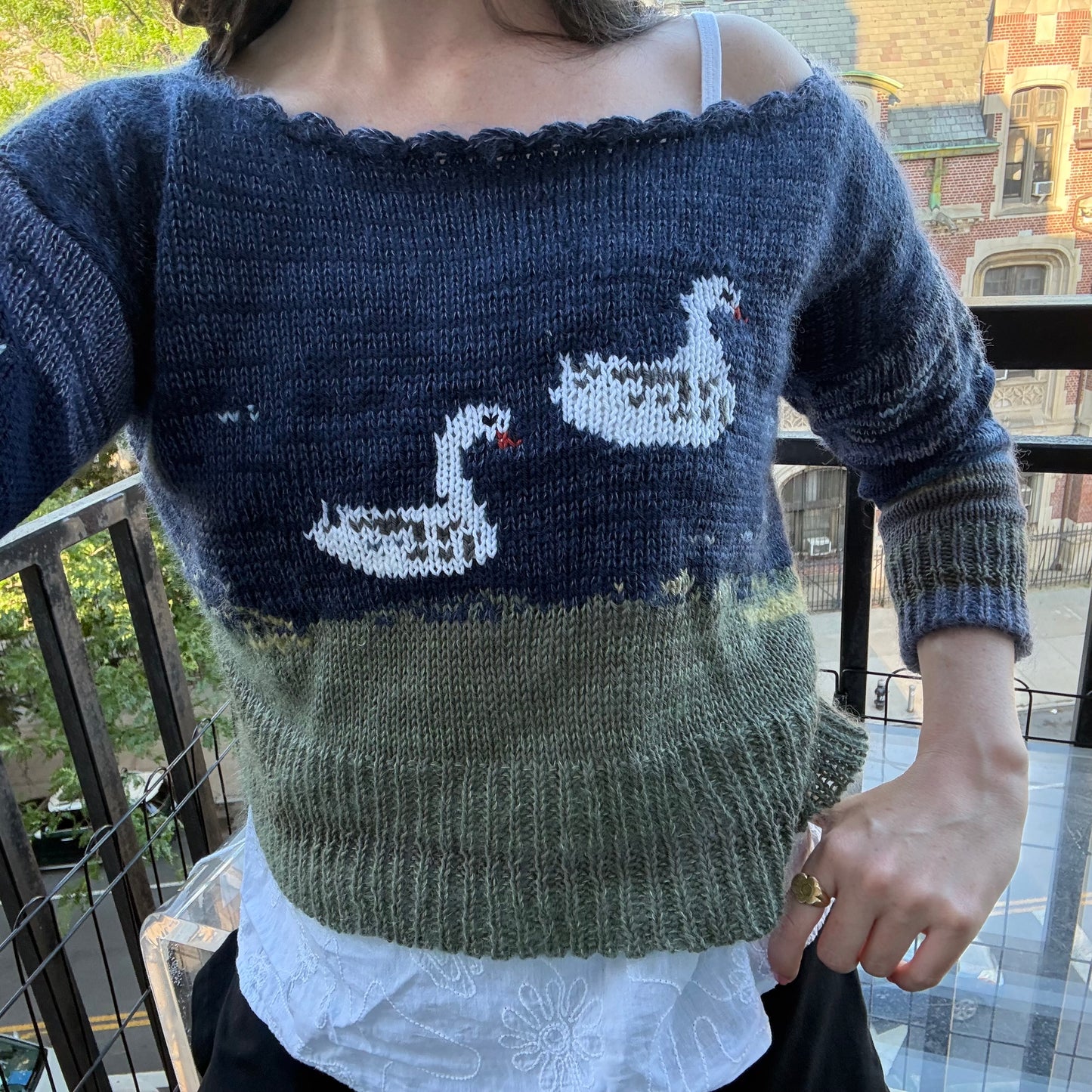 Swan Sweater