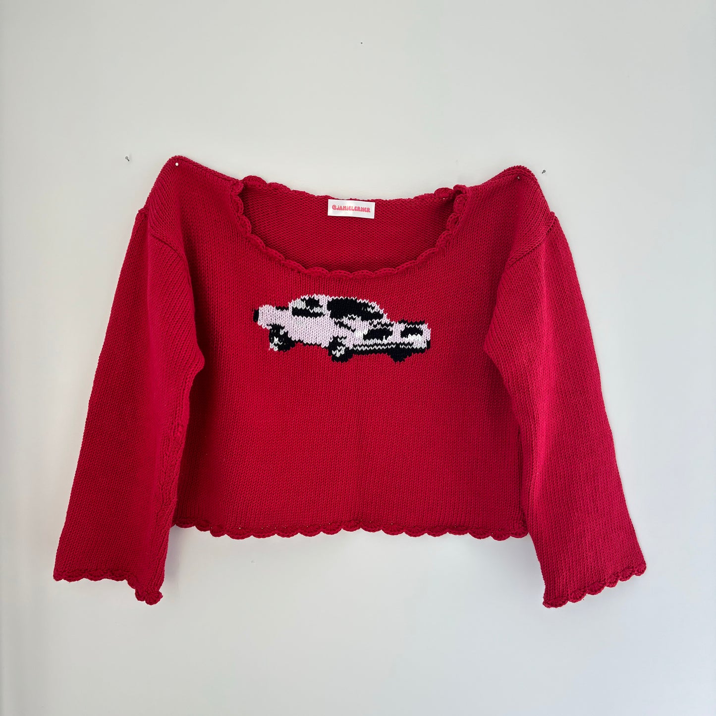 Pillar Red Car Sweater