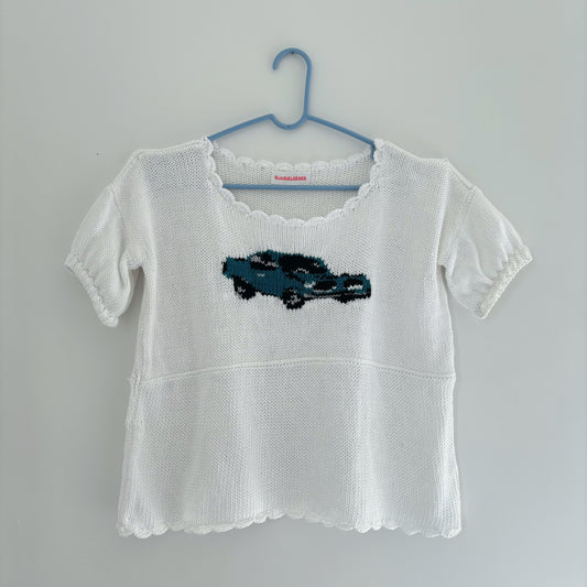 Blue Car Short Sleeve