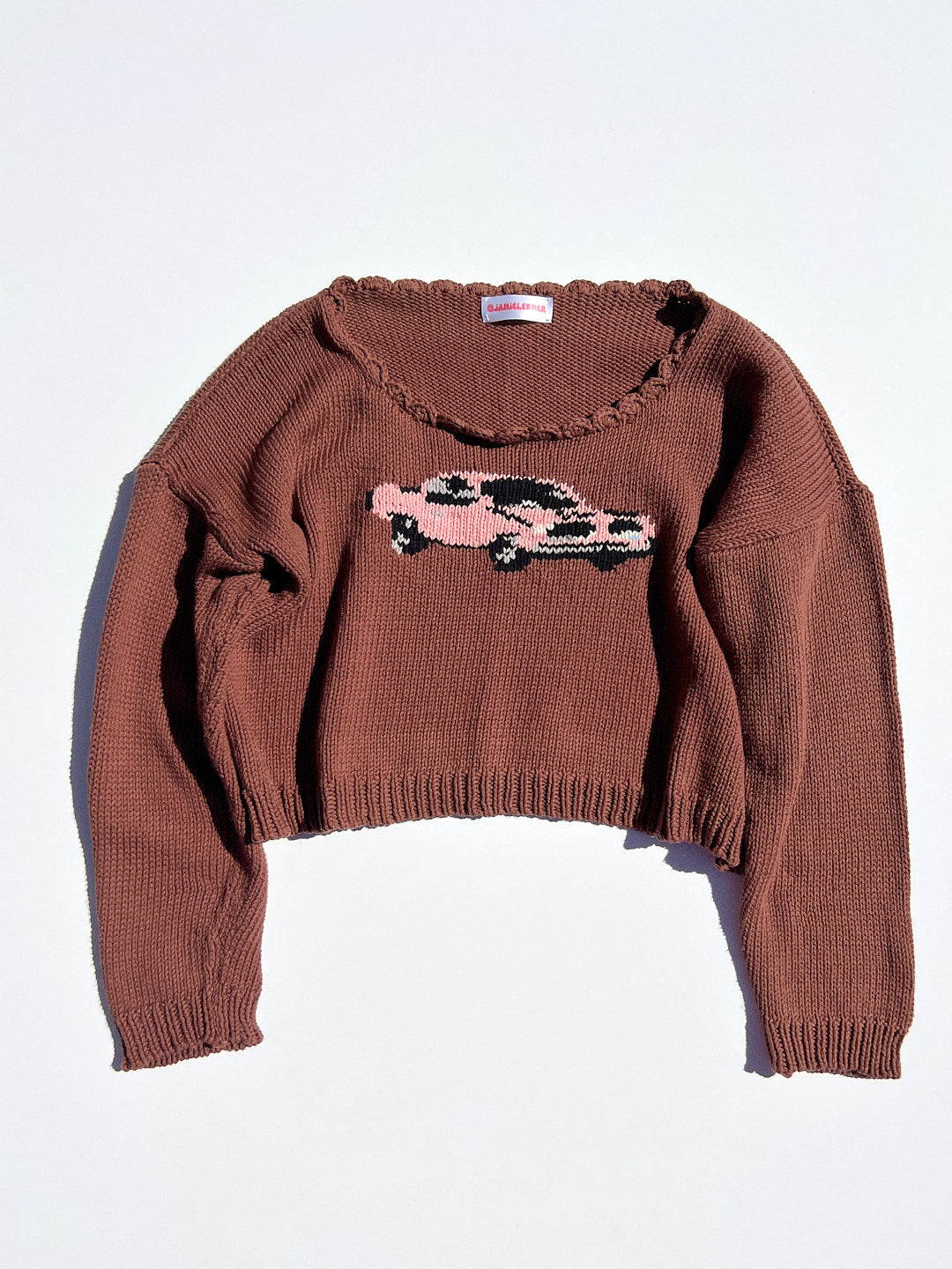 Brown Car Sweater