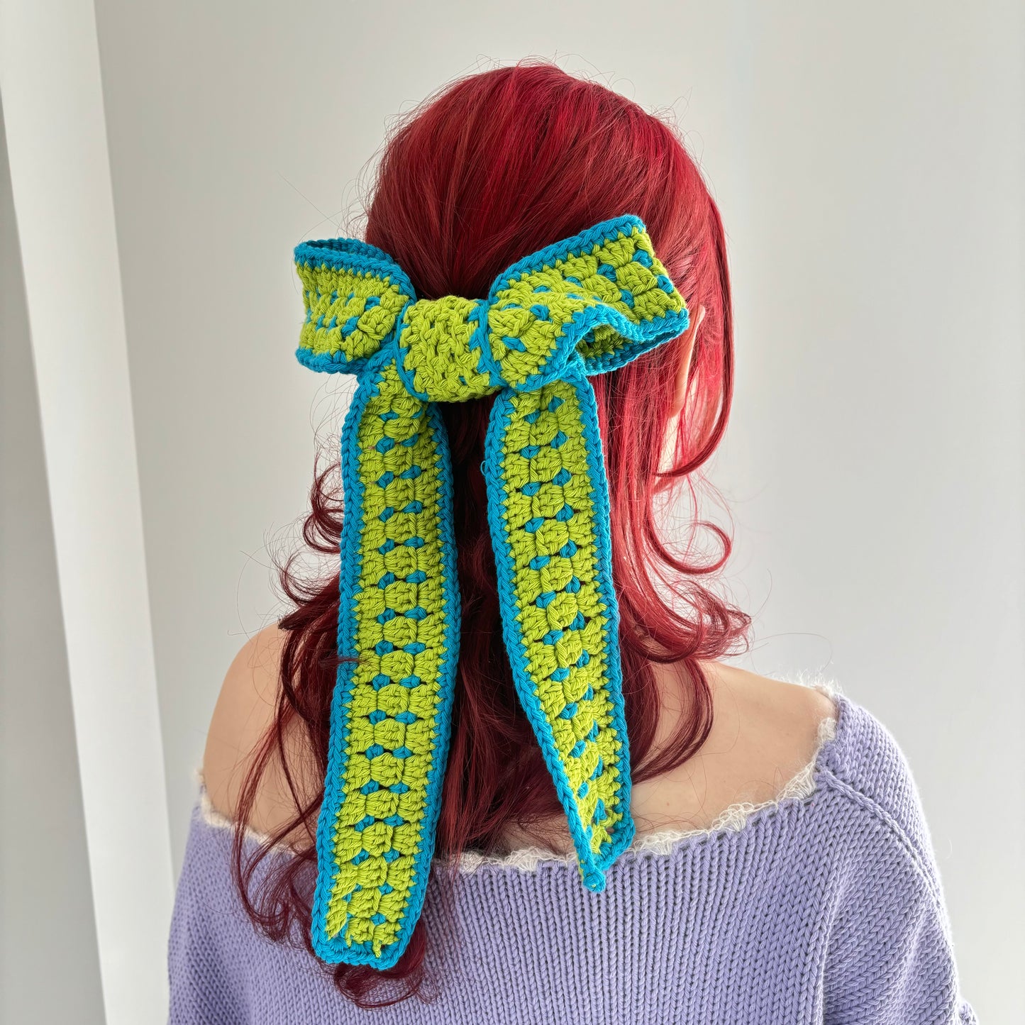 Kingfisher Crochet Bow