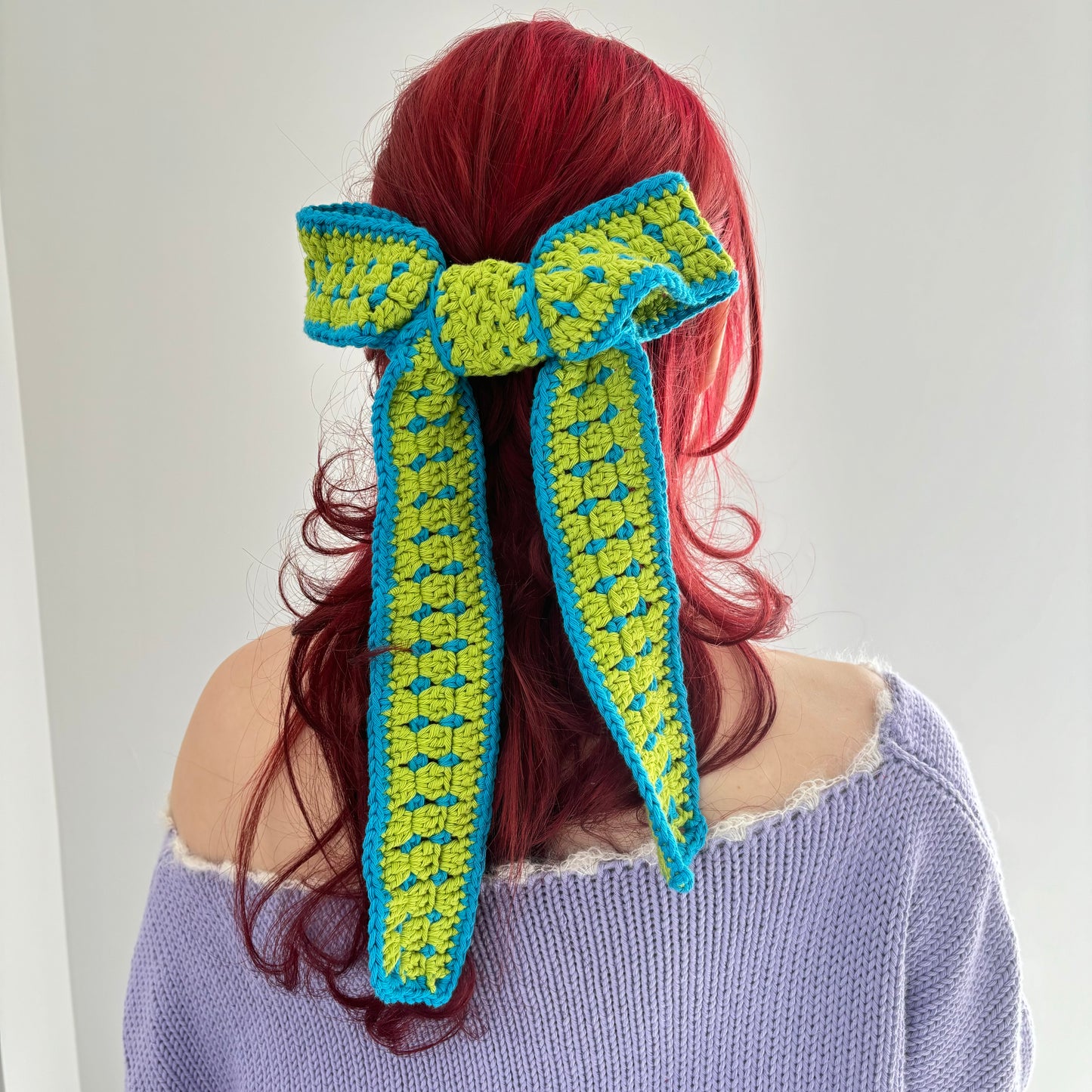 Kingfisher Crochet Bow