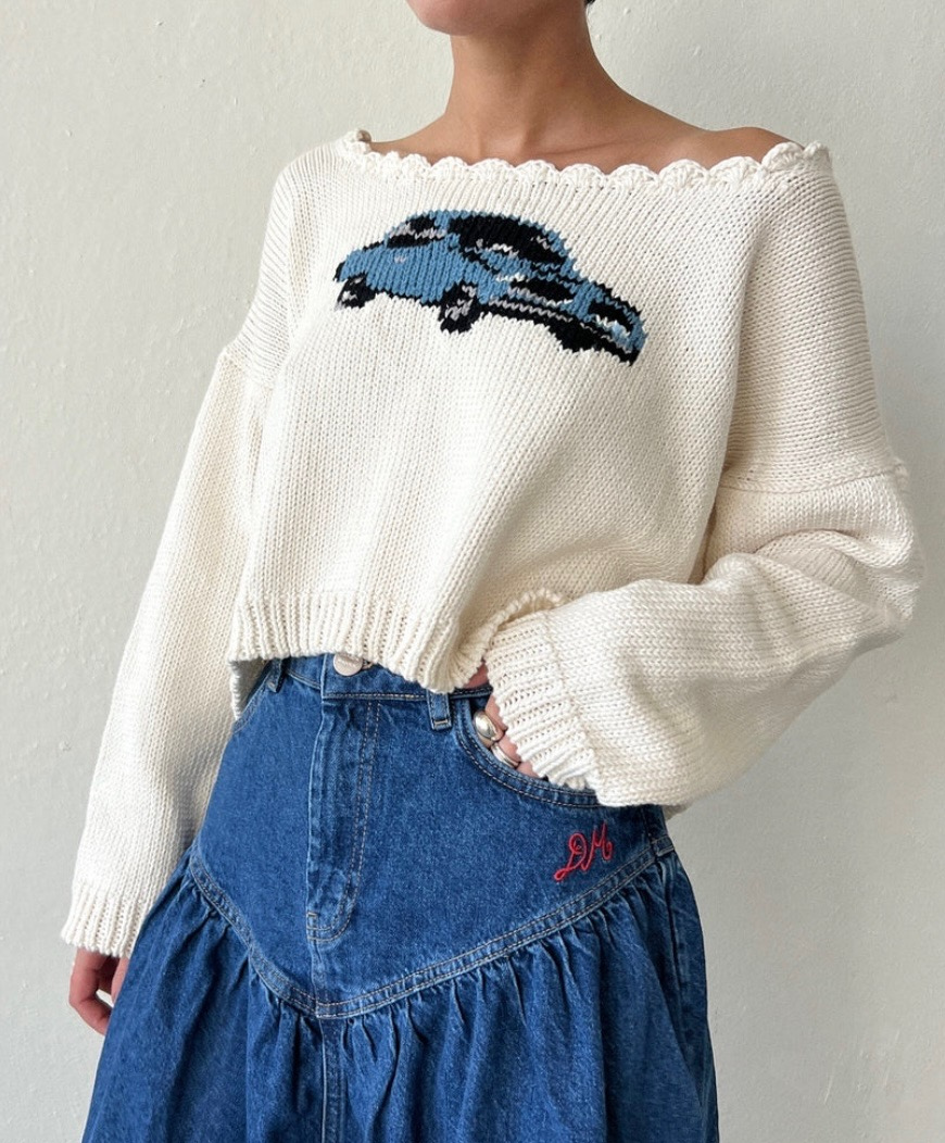 Champagne Car Sweater