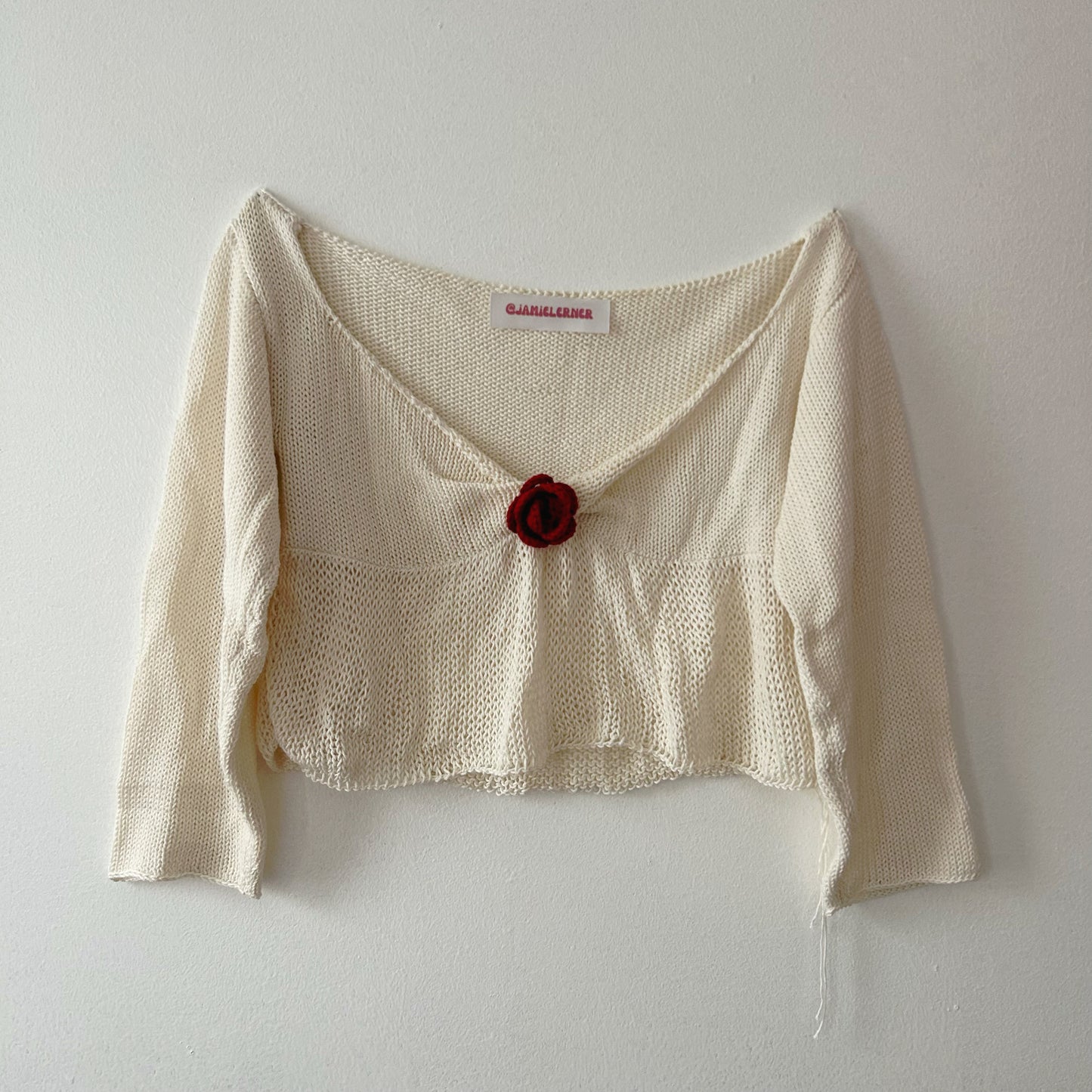 Detachable Rose Twist Front Top