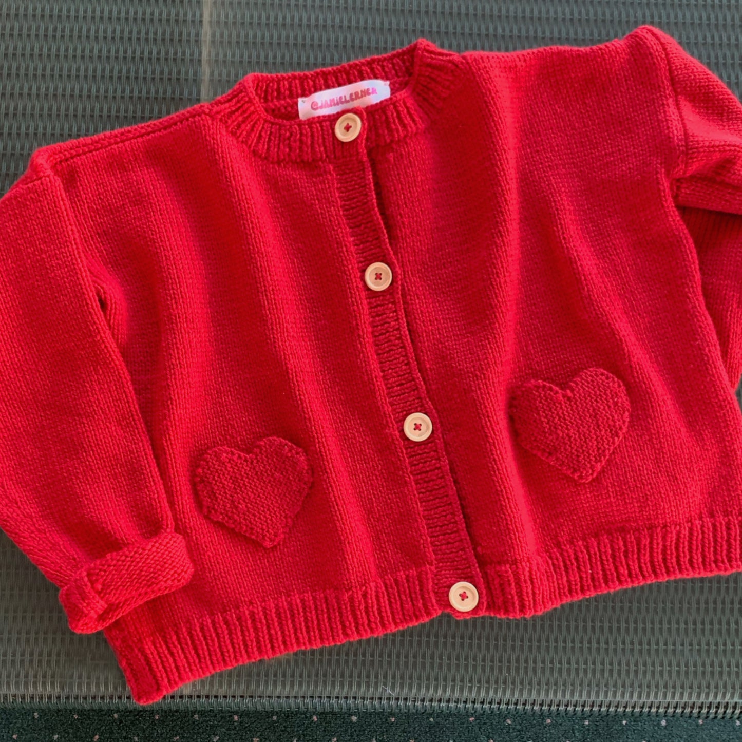 Red Heart Pocket Sweater